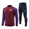 FC Barcelona Quarter Zip Training Takit 2023-24 Punainen - Miesten